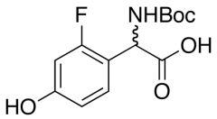 &alpha;-[[(1,1-Dimethylethoxy)carbonyl]amino]-2-fluoro-4-hydroxybenzeneacetic Acid