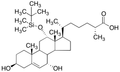 12-[[(1,1-Dimethylethyl)dimethylsilyl]oxy]-3,15-dihydroxy-cholest-5-en-26-oic Acid