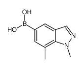 1,7-Dimethylindazole-5-boronic acid