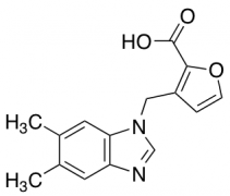 3-[(5,6-Dimethyl-1H-1,3-benzodiazol-1-yl)methyl]furan-2-carboxylic Acid