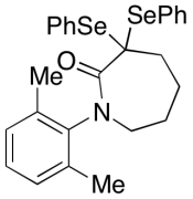 1-(2,6-Dimethylphenyl)-3,3-bis(phenylselanyl)azepan-2-one