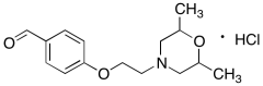 4-[2-(2,6-Dimethyl-4-morpholinyl)ethoxy]benzaldehyde Hydrochloride