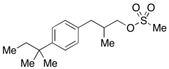 4-(1,1-Dimethylpropyl)-&beta;-methylbenzenepropanol 1-Methanesulfonate