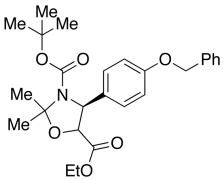 (4S,5R)-2,2-Dimethyl-4-[4-(phenylmethoxy)phenyl]-N-Dimethylethoxycarbonyl-3,5-oxazolidinec