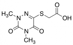 2-[(2,4-Dimethyl-3,5-dioxo-2,3,4,5-tetrahydro-1,2,4-triazin-6-yl)sulfanyl]acetic Acid