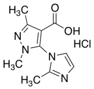 1,3-Dimethyl-5-(2-methyl-1H-imidazol-1-yl)-1H-pyrazole-4-carboxylic Acid Hydrochloride