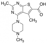2,5-Dimethyl-4-(4-methylpiperazin-1-yl)thieno[2,3-d]pyrimidine-6-carboxylic Acid