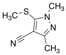 1,3-dimethyl-5-(methylsulfanyl)-1H-pyrazole-4-carbonitrile