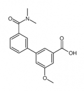 3-[3-(N,N-Dimethylaminocarbonyl)phenyl]-5-methoxybenzoic acid