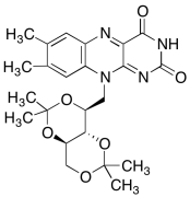 7,8-Dimethyl-10-[(tetrahydro-2,2,6,6-tetramethyl-m-dioxino[5,4-d]-m-dioxin-4-yl)methyl]-is