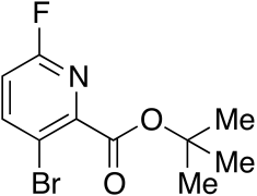 1,​1-​Dimethylethyl Ester 3-​Bromo-​6-​fluoro-​2-pyridinecarboxylic Acid