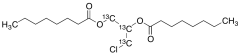 rac-1,2-Dioctanoyl-3-Chloropropanediol-13C3