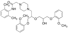 N-(2,6-Dimethylphenyl)-2-(4-(2-(2-hydroxy-3-(2-methoxyphenoxy)propoxy)-3-(2-methoxyphenoxy