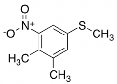 1,2-dimethyl-5-(methylsulfanyl)-3-nitrobenzene