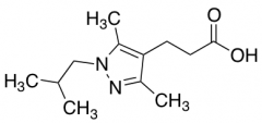 3-[3,5-dimethyl-1-(2-methylpropyl)-1H-pyrazol-4-yl]propanoic Acid