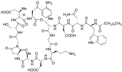 9-(2,5-d|-Dioxo-L-3-amino-1-pyrrolidineacetic acid)-10-deglycine Daptomycin
