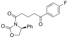 3-[5-(1,5-Dioxo-5-(p-fluophenylpentyl]-4(S)-phenyl-2-oxazolidinone