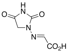 2-[(2,4-Dioxo-1-imidazolidinyl)imino]acetic Acid