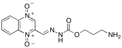 2-[(1,4-Dioxido-2-quinoxalinyl)methylene]hydrazinecarbonyloxy-propyl-amine