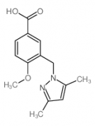 3-[(3,5-Dimethyl-1h-pyrazol-1-yl)methyl]-4-methoxybenzoic acid