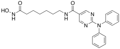 2-(Diphenylamino)-N-[7-(hydroxyamino)-7-oxoheptyl]-5-pyrimidinecarboxamide