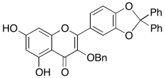 2-(2,2-Diphenyl-1,3-benzodioxol-5-yl)-5,7-dihydroxy-3-(phenylmethoxy)-4H-1-benzopyran-4-on