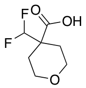 4-(difluoromethyl)oxane-4-carboxylic acid