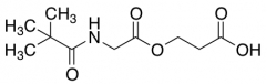 3-{[2-(2,2-Dimethylpropanamido)acetyl]oxy}propanoic Acid