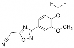 2-{3-[4-(Difluoromethoxy)-3-methoxyphenyl]-1,2,4-oxadiazol-5-yl}acetonitrile