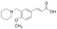 (2E)-3-[4-Methoxy-3-(piperidin-1-ylmethyl)phenyl]acrylic Acid