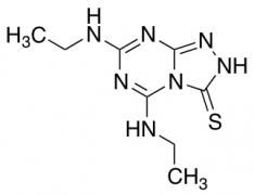 Bis(ethylamino)-[1,2,4]triazolo[4,3-a][1,3,5]triazine-3-thiol