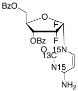 1&rsquo;-Epi Gemcitabine-13C,15N2   3&rsquo;,5&rsquo;-Dibenzoate