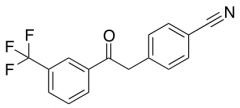 4-[2-oxo-2-[3-(trifluoromethyl)phenyl]ethyl]benzonitrile