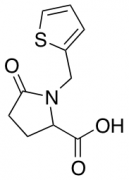 5-oxo-1-(2-thienylmethyl)-2-pyrrolidinecarboxylic acid
