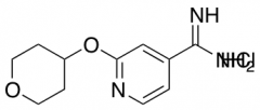 2-(oxan-4-yloxy)pyridine-4-carboximidamide hydrochloride