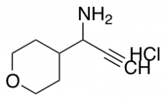 1-(oxan-4-yl)prop-2-yn-1-amine hydrochloride