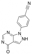 4-{4-Oxo-1H,4H,5H-pyrazolo[3,4-d]pyrimidin-1-yl}benzonitrile