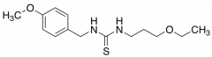 3-(3-Ethoxypropyl)-1-[(4-methoxyphenyl)methyl]thiourea