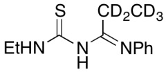 N-[(Ethylamino)thioxomethyl]-N'-phenylpropanimidamide-d5