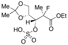 (2R,3R)-3-((4R)-2,2-Dimethyldioxolan-4-yl)-2-methyl-2-fluoro-3-[(sulfo)oxy]propanoic Acid 