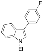 1-Ethyl-3-(4-fluorophenyl)-1H-indole