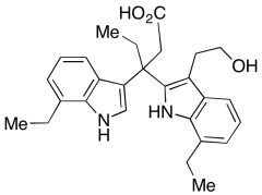 3-(7-Ethyl-1H-indol-3-yl)-3-(7-Ethyl-3-(2-Hydroxyethyl)-1H-indol-2-yl)Pentanoic Acid (Etod