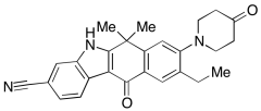 9-Ethyl-6,11-dihydro-6,6-dimethyl-11-oxo-8-(4-oxo-1-piperidinyl)-5H-benzo[b]carbazole-3-ca