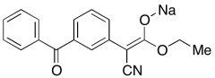 Ethyl 2-(3-Benzoylphenyl)-2-cyanoacetate Sodium Salt