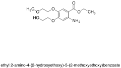 Ethyl 2-Amino-4-(2-hydroxyethoxy)-5-(2-methoxyethoxy)benzoateDiscontinued, see E678245