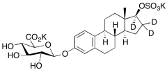 &beta;-Estradiol-d3 3-(&beta;-D-Glucuronide) 17-Sulfate Dipotassium Salt