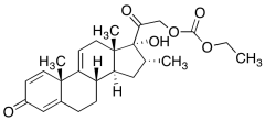 (16&alpha;)-21-[(Ethoxycarbonyl)oxy]-17-hydroxy-16-methylpregna-1,4,9(11)-triene-3,20-