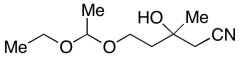5-(1-Ethoxyethoxy)-3-hydroxy-3-methylpentanenitrile