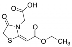 2-[2-(2-Ethoxy-2-Oxoethylidene)-4-Oxo-1,3-Thiazolidin-3-Yl]Acetic Acid