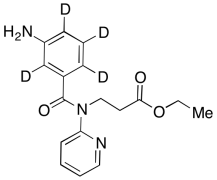 Ethyl 3-(3-Amino-N-(pyridin-2-yl)benzamido)propanoate-d4